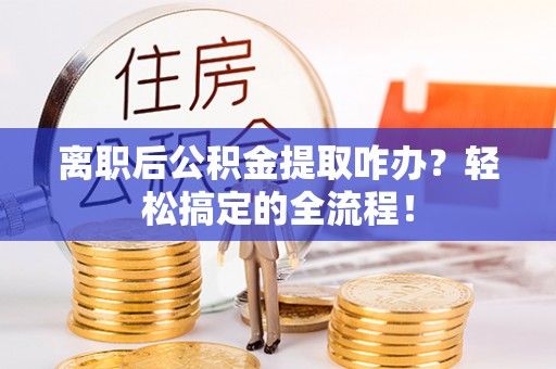青龙离职后公积金提取咋办？轻松搞定的全流程！