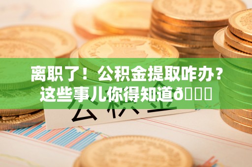 青龙离职了！公积金提取咋办？这些事儿你得知道😎