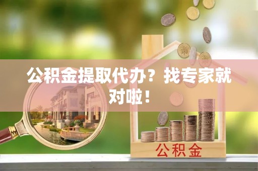 青龙公积金提取代办？找专家就对啦！