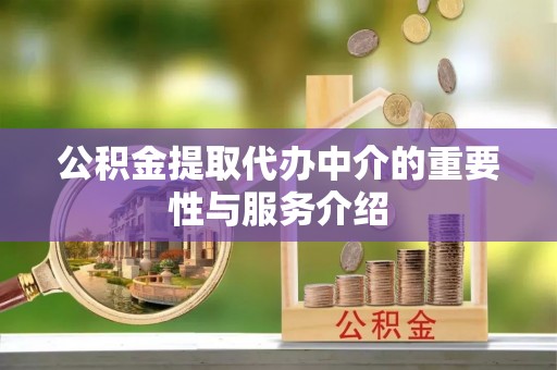 青龙公积金提取代办中介的重要性与服务介绍