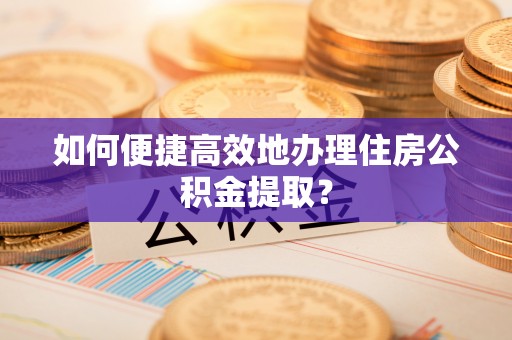 青龙如何便捷高效地办理住房公积金提取？
